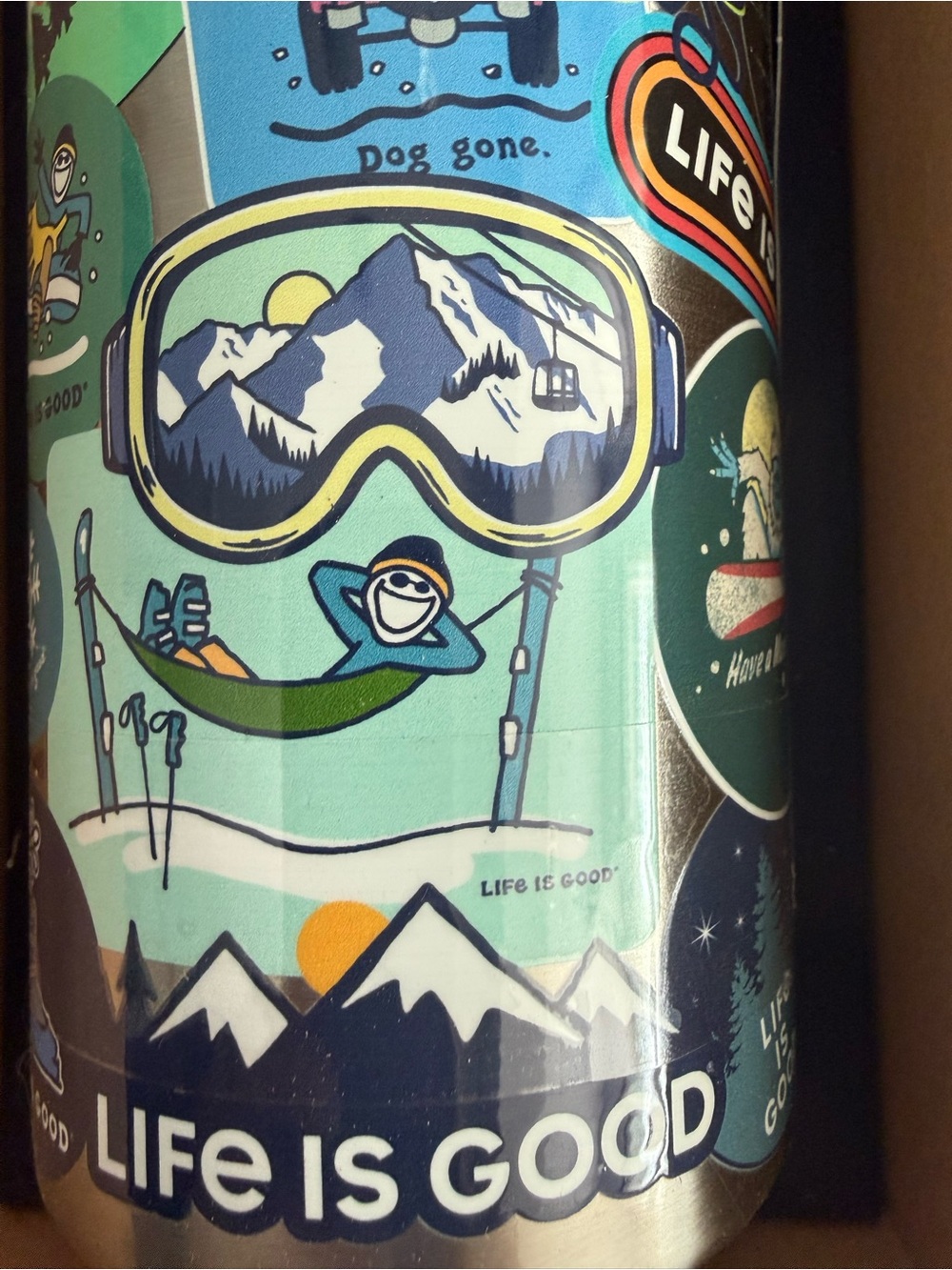 Life is Good Peace Stainless Water Thermos - 40 oz New in Box - Picture 7 of 9